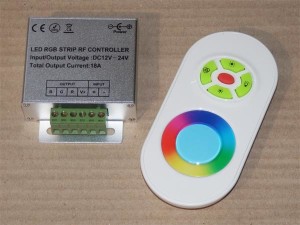 Dotykový rádiový RGB ovládač 5 kláves